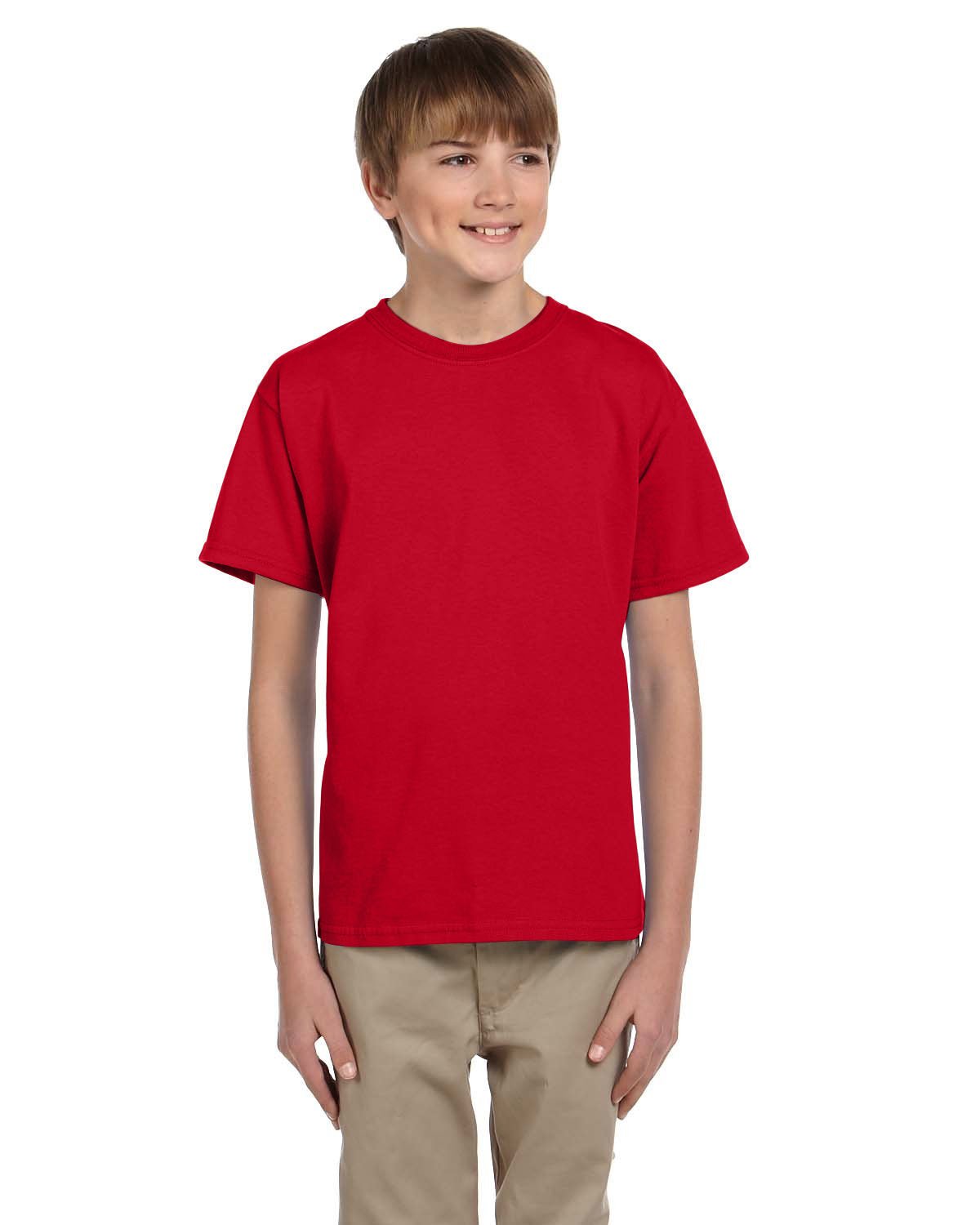 3931B-Fruit of the Loom-FIERY RED-Fruit of the Loom-T-Shirts-1