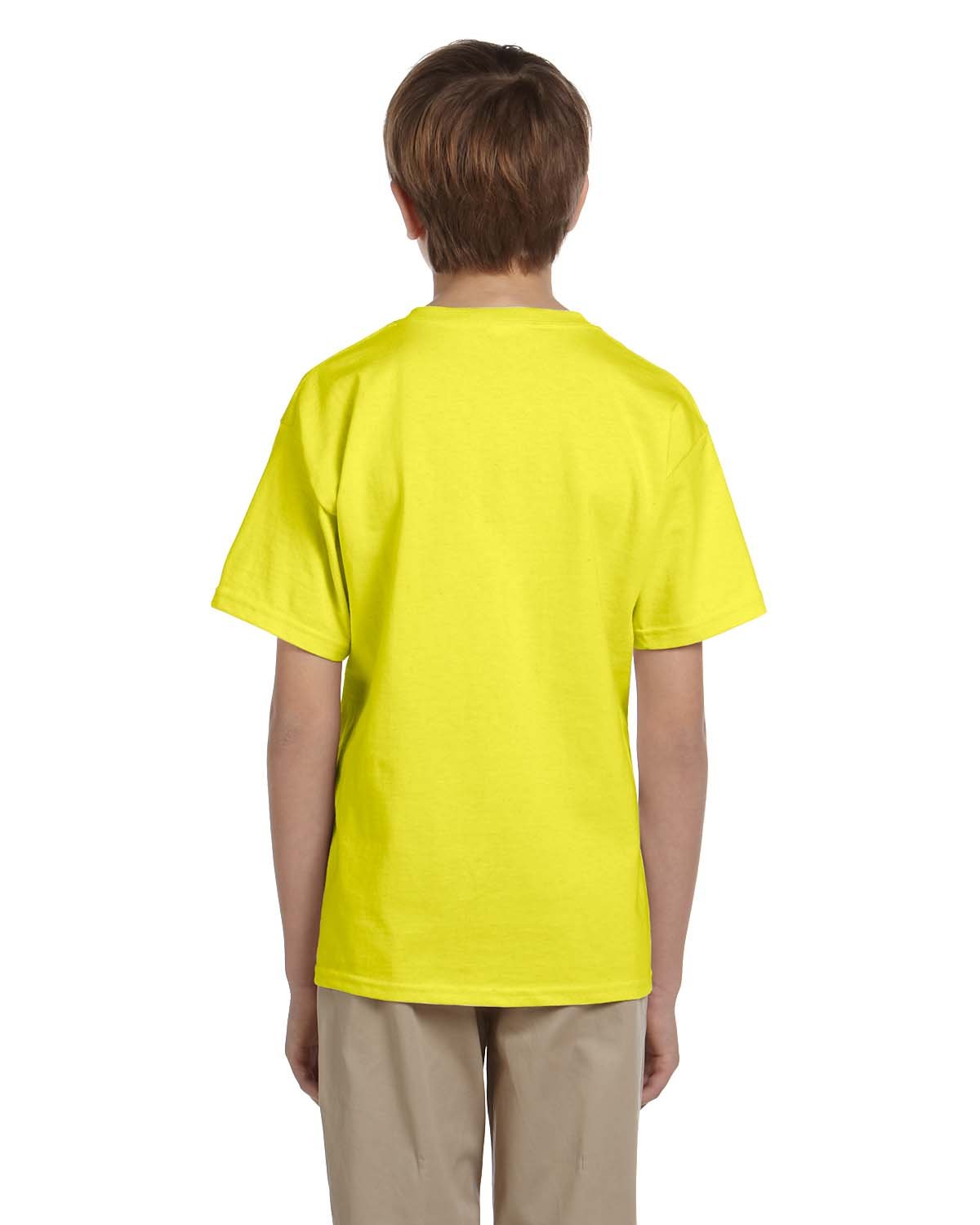 3931B-Fruit of the Loom-NEON YELLOW-Fruit of the Loom-T-Shirts-2