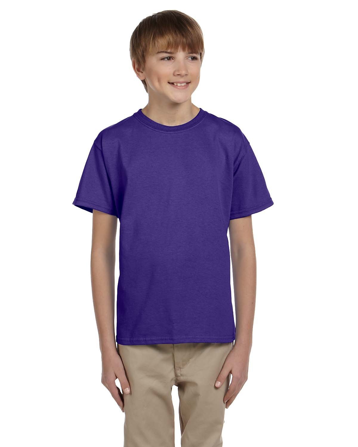 3931B-Fruit of the Loom-PURPLE-Fruit of the Loom-T-Shirts-1