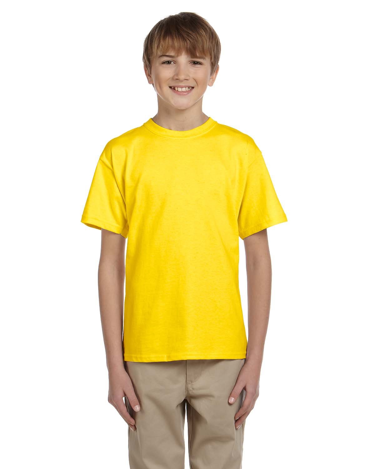 3931B-Fruit of the Loom-YELLOW-Fruit of the Loom-T-Shirts-1