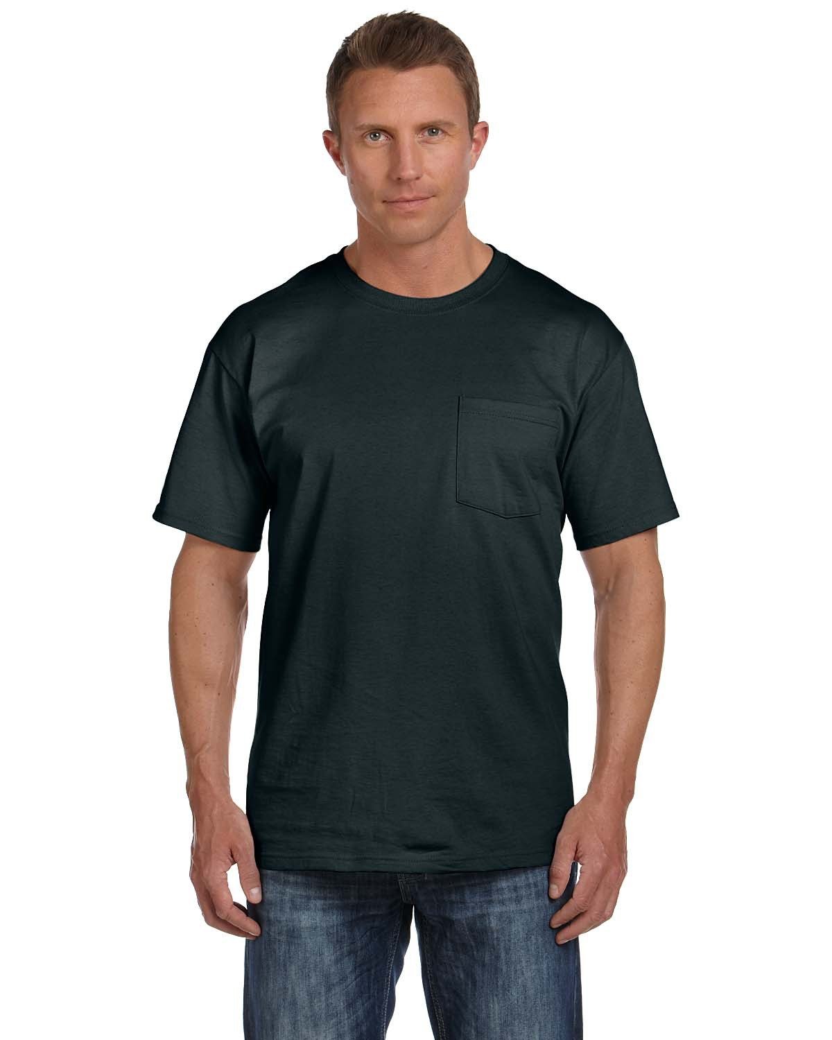 3931P-Fruit of the Loom-BLACK-Fruit of the Loom-T-Shirts-1