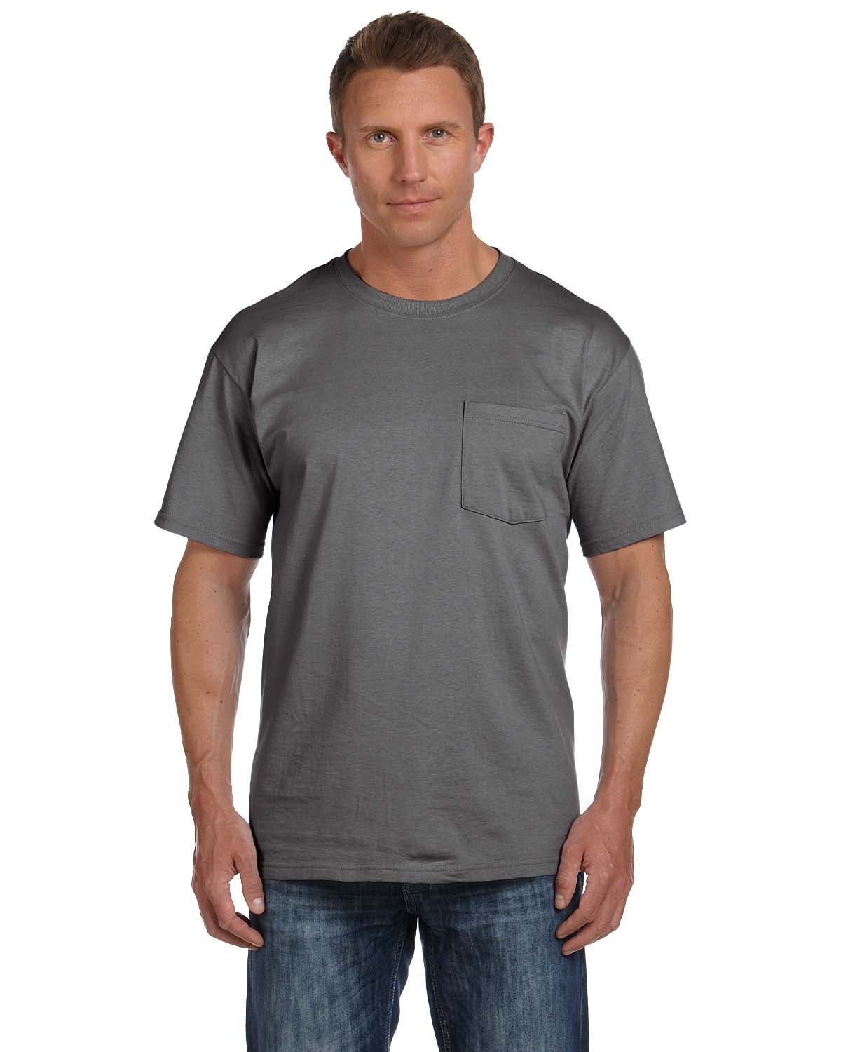 3931P-Fruit of the Loom-CHARCOAL GREY-Fruit of the Loom-T-Shirts-1