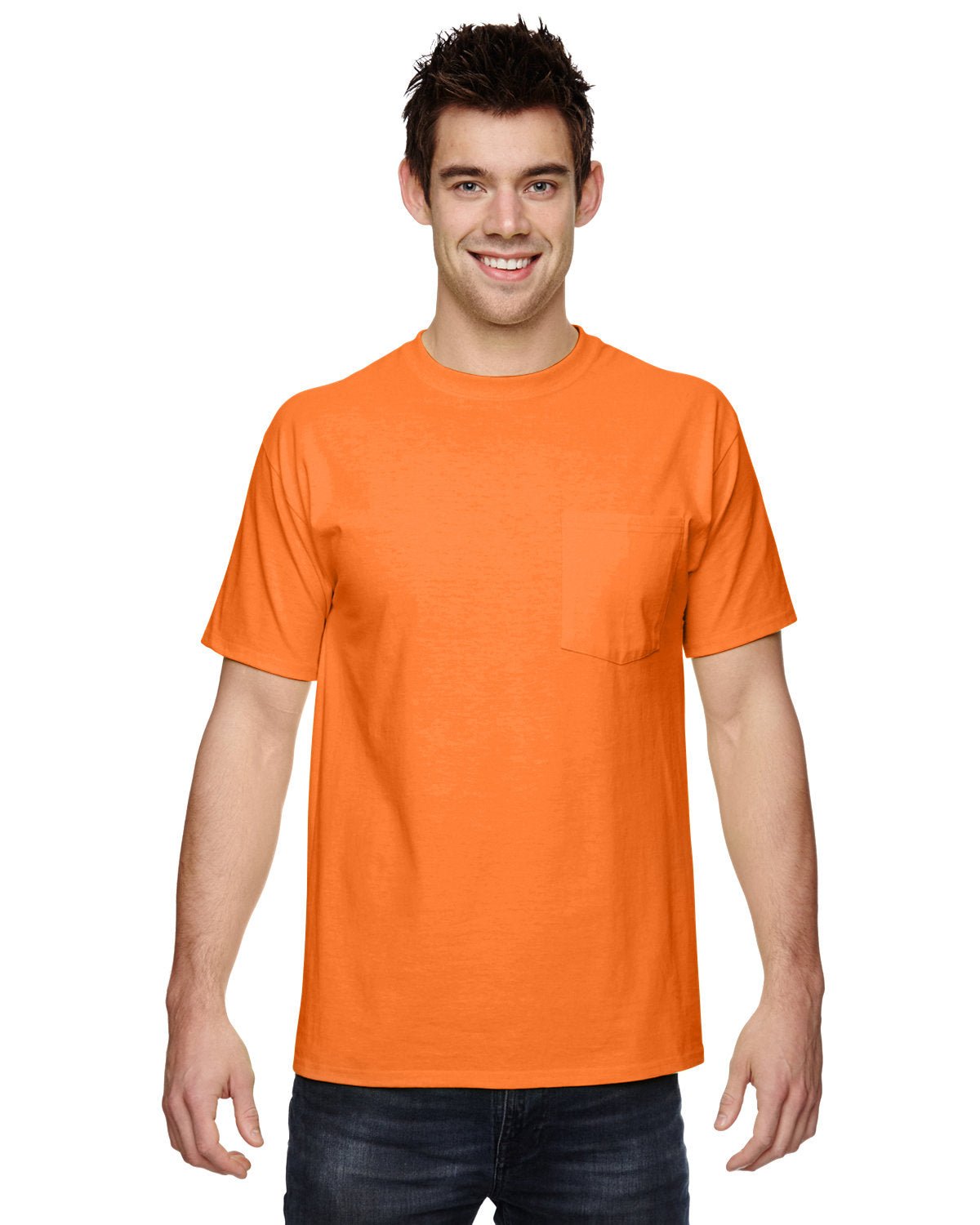 3931P-Fruit of the Loom-SAFETY ORANGE-Fruit of the Loom-T-Shirts-1