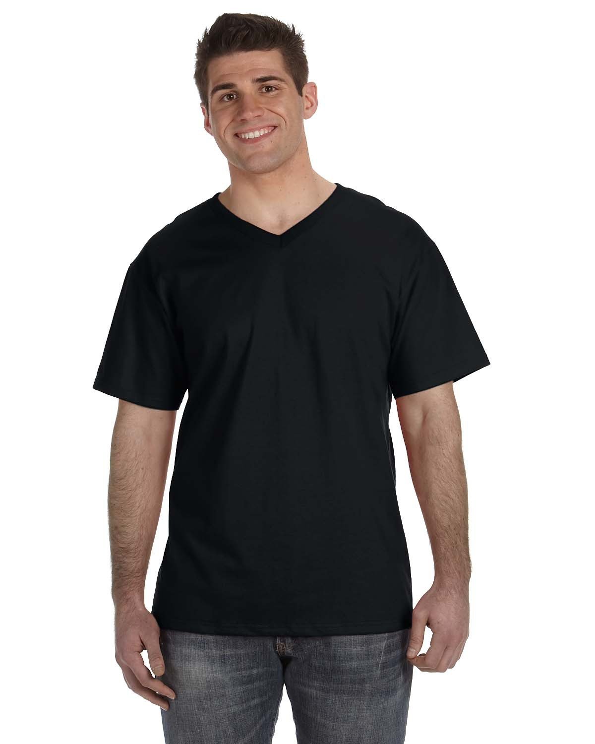 39VR-Fruit of the Loom-BLACK-Fruit of the Loom-T-Shirts-1