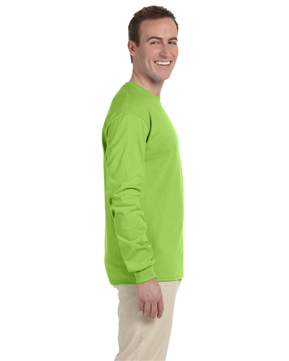 4930-Fruit of the Loom-NEON GREEN-Fruit of the Loom-T-Shirts-3