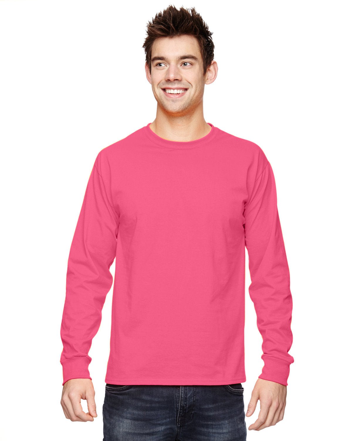 4930-Fruit of the Loom-NEON PINK-Fruit of the Loom-T-Shirts-1