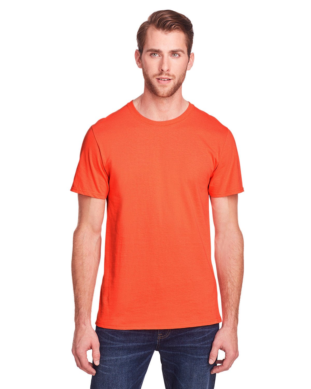 IC47MR-Fruit of the Loom-BURNT ORANGE-Fruit of the Loom-T-Shirts-1