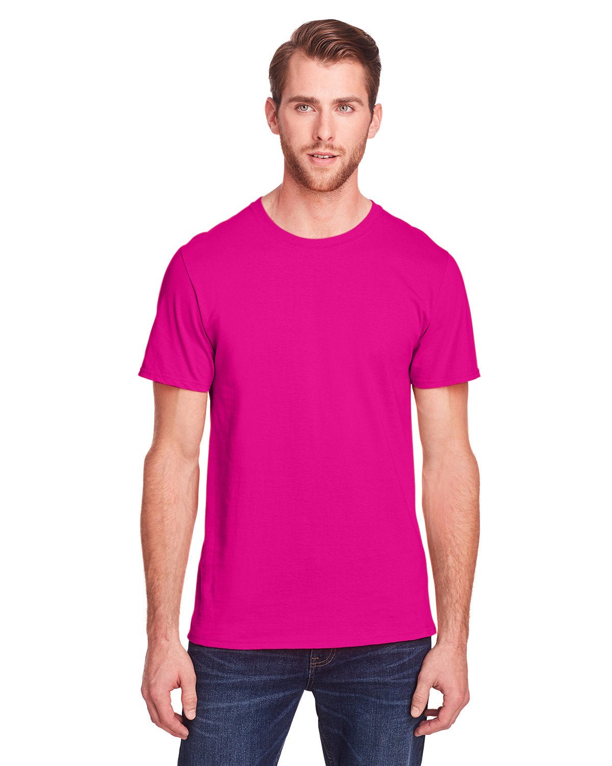 IC47MR-Fruit of the Loom-CYBER PINK-Fruit of the Loom-T-Shirts-1