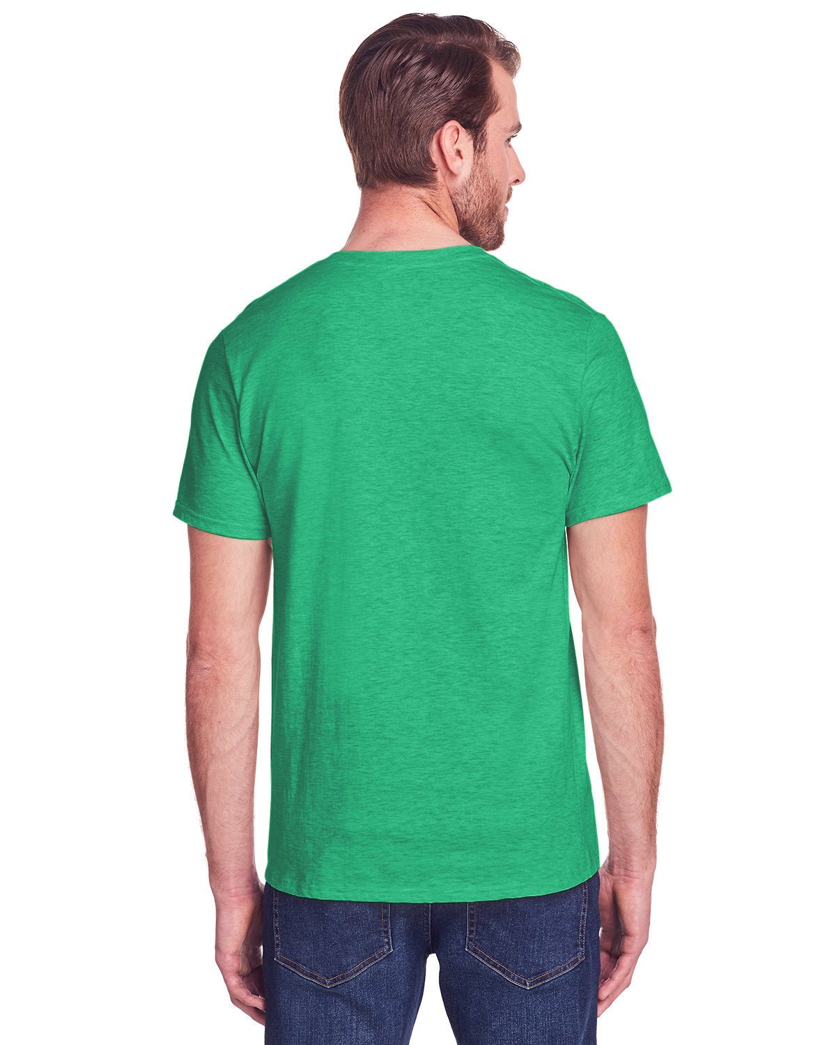 IC47MR-Fruit of the Loom-IRISH GREEN HTHR-Fruit of the Loom-T-Shirts-2