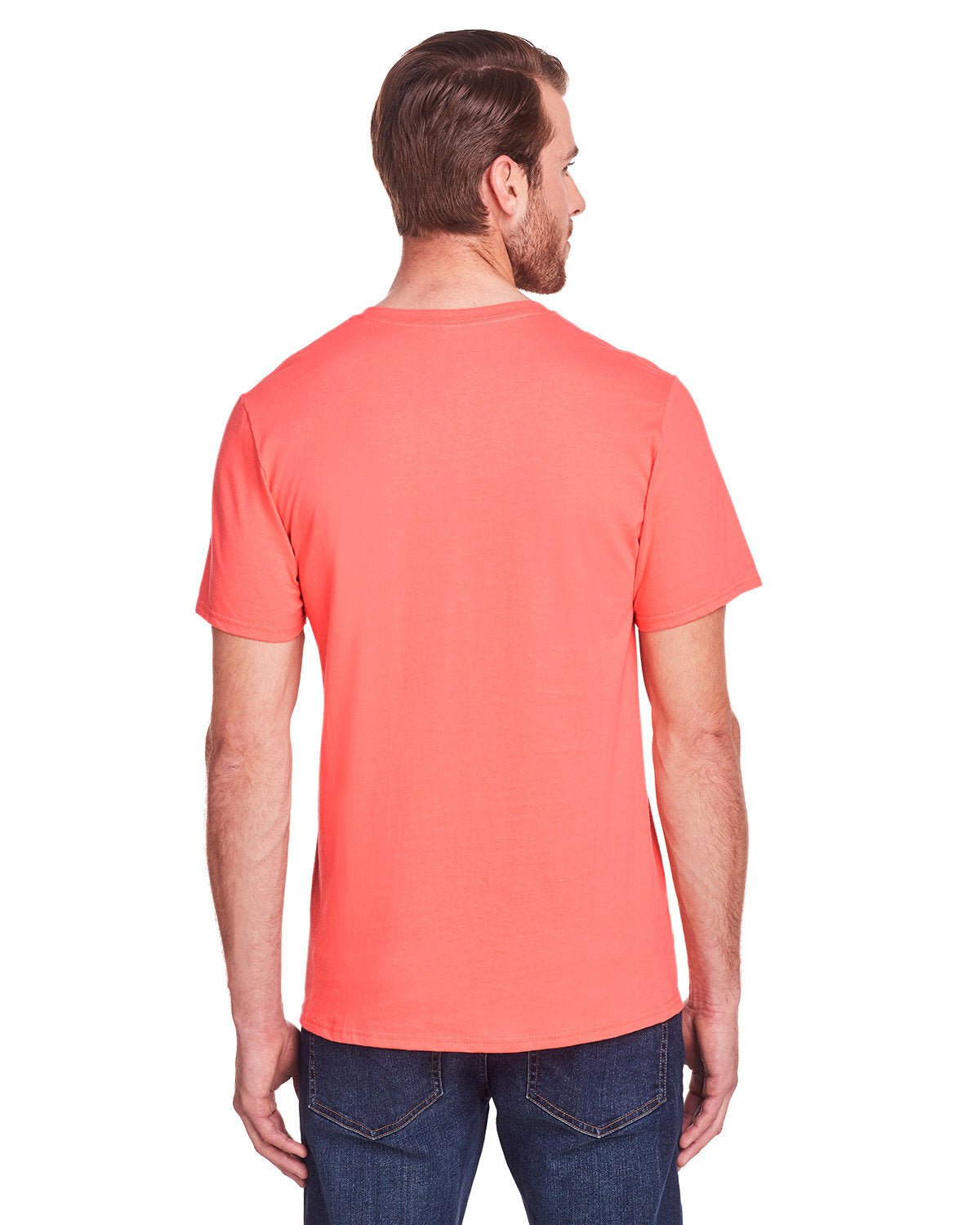 IC47MR-Fruit of the Loom-SUNSET CORAL-Fruit of the Loom-T-Shirts-2