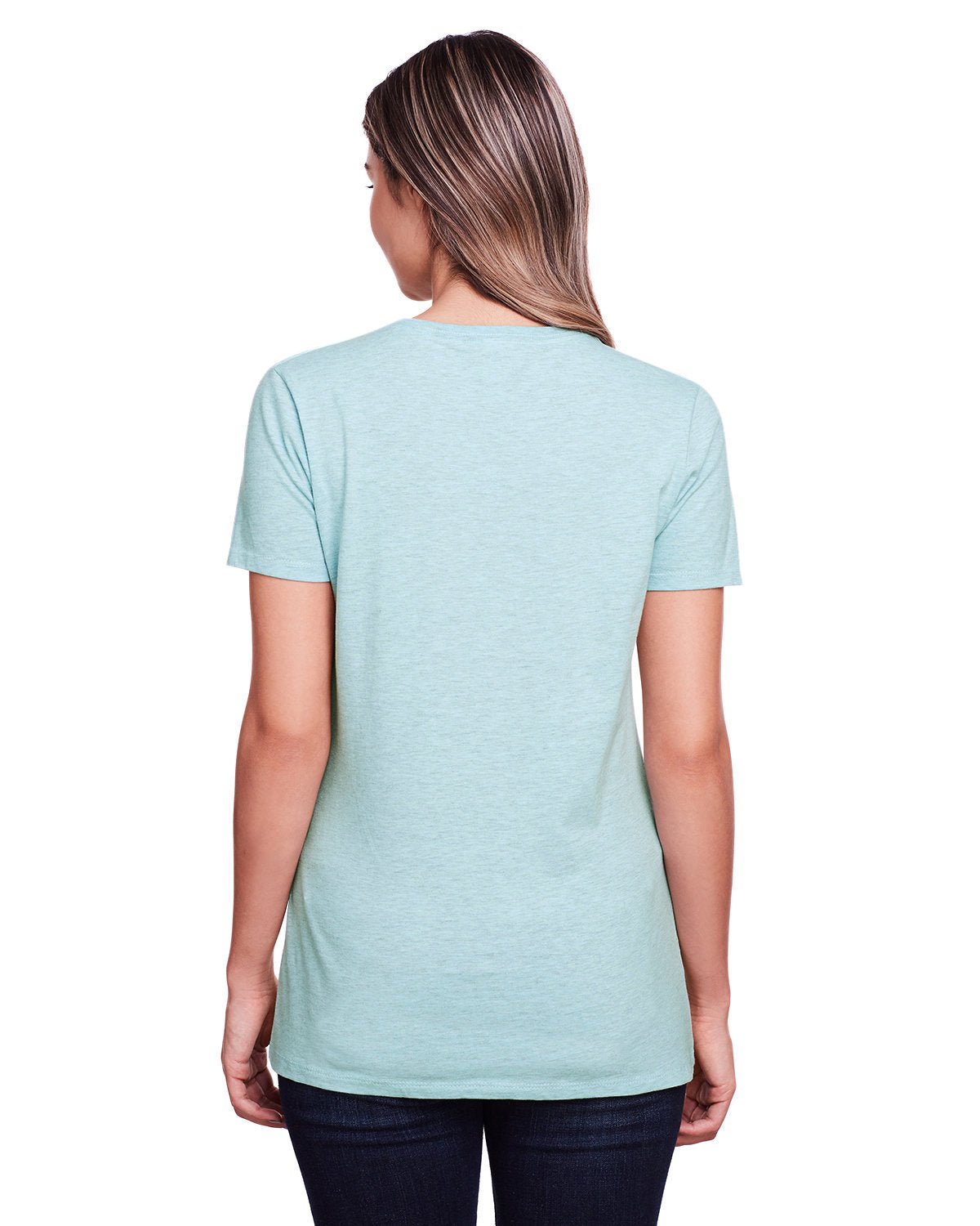 IC47WR-Fruit of the Loom-AQUA VELVET HTHR-Fruit of the Loom-T-Shirts-2