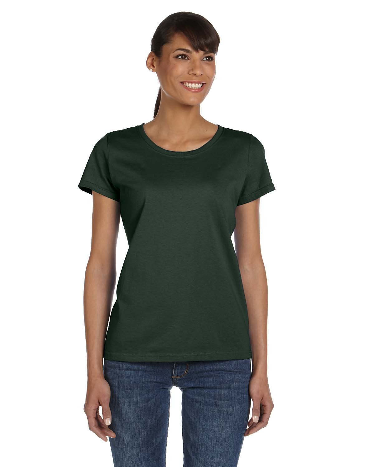 L3930R-Fruit of the Loom-FOREST GREEN-Fruit of the Loom-T-Shirts-1