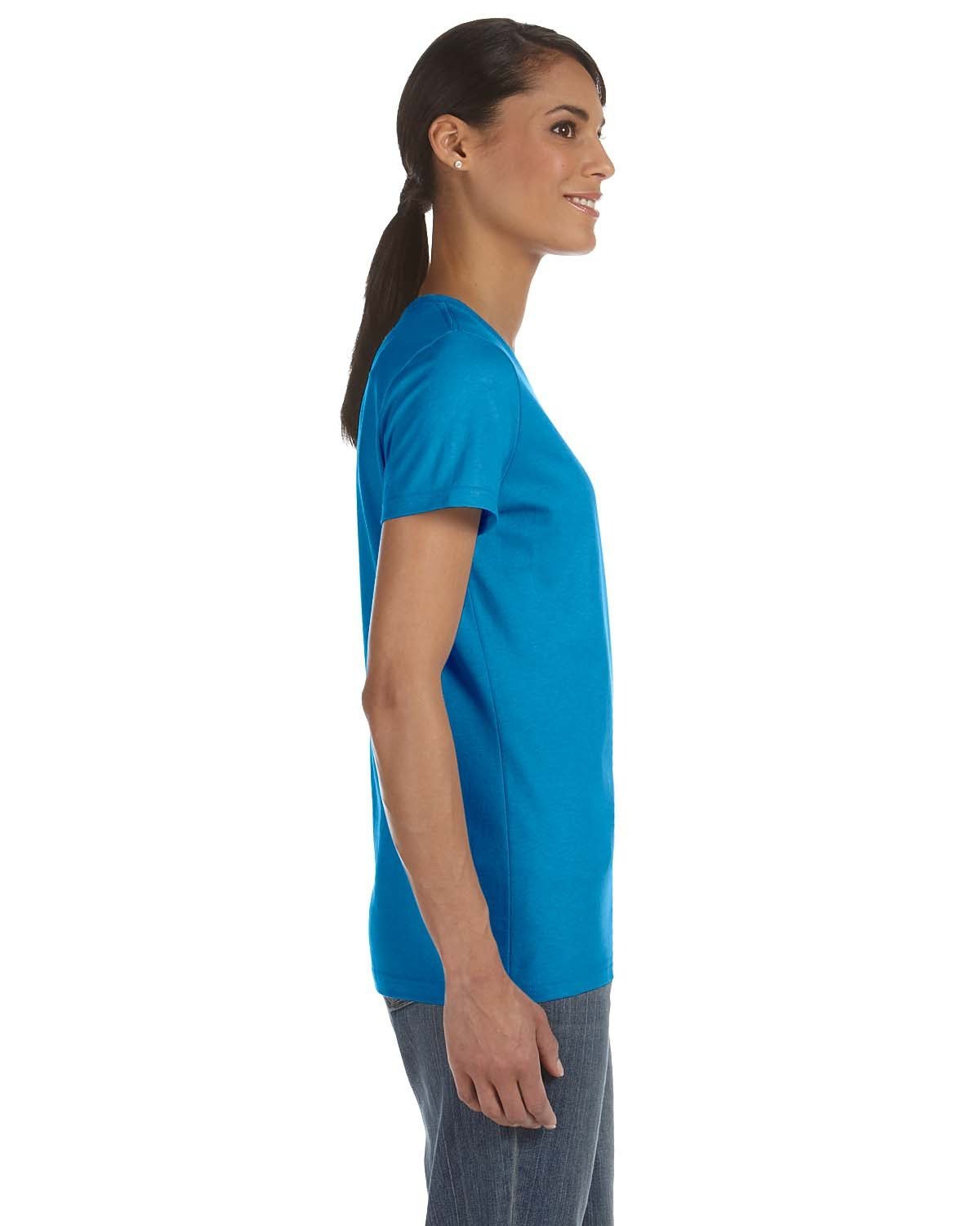 L3930R-Fruit of the Loom-PACIFIC BLUE-Fruit of the Loom-T-Shirts-3