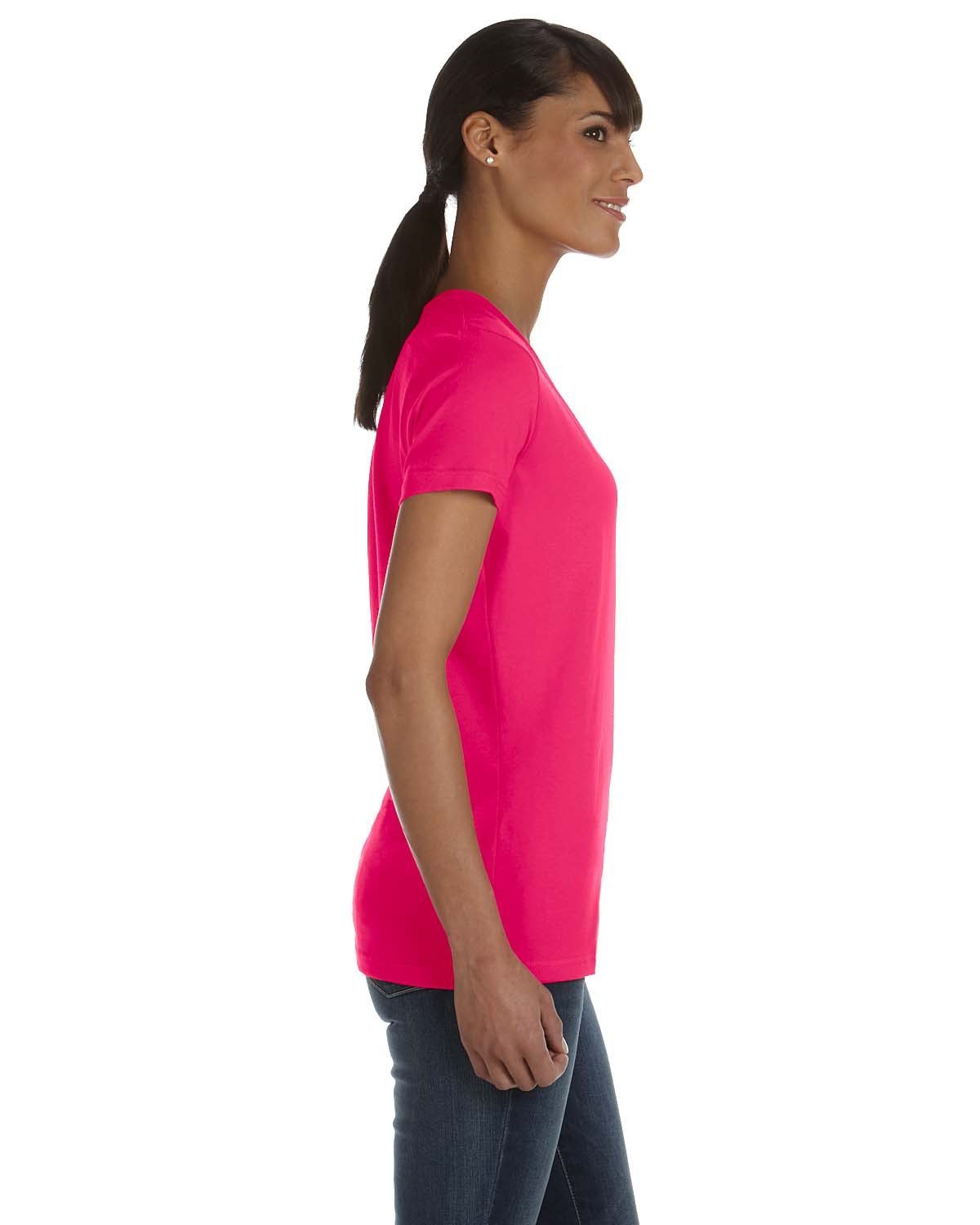 L39VR-Fruit of the Loom-CYBER PINK-Fruit of the Loom-T-Shirts-3