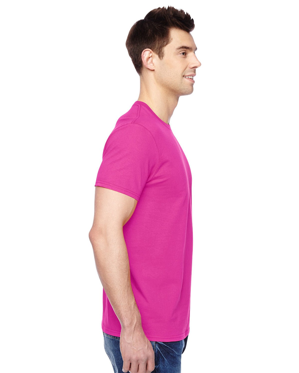 SF45R-Fruit of the Loom-CYBER PINK-Fruit of the Loom-T-Shirts-3