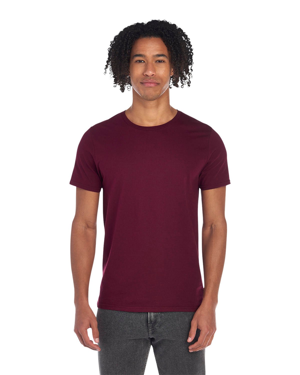 SF45R-Fruit of the Loom-MAROON-Fruit of the Loom-T-Shirts-1