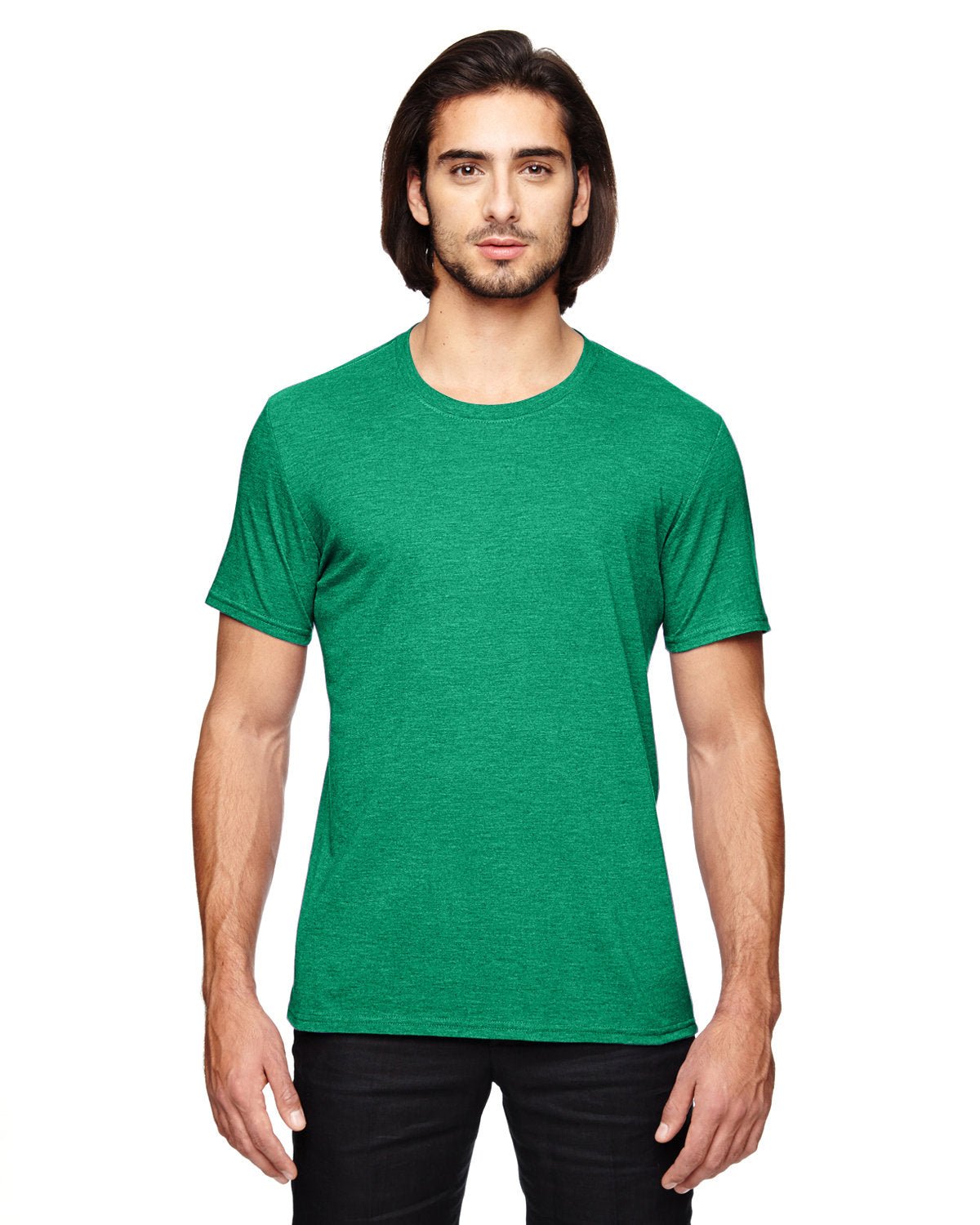 6750-Gildan-HEATHER GREEN-Gildan-T-Shirts-1
