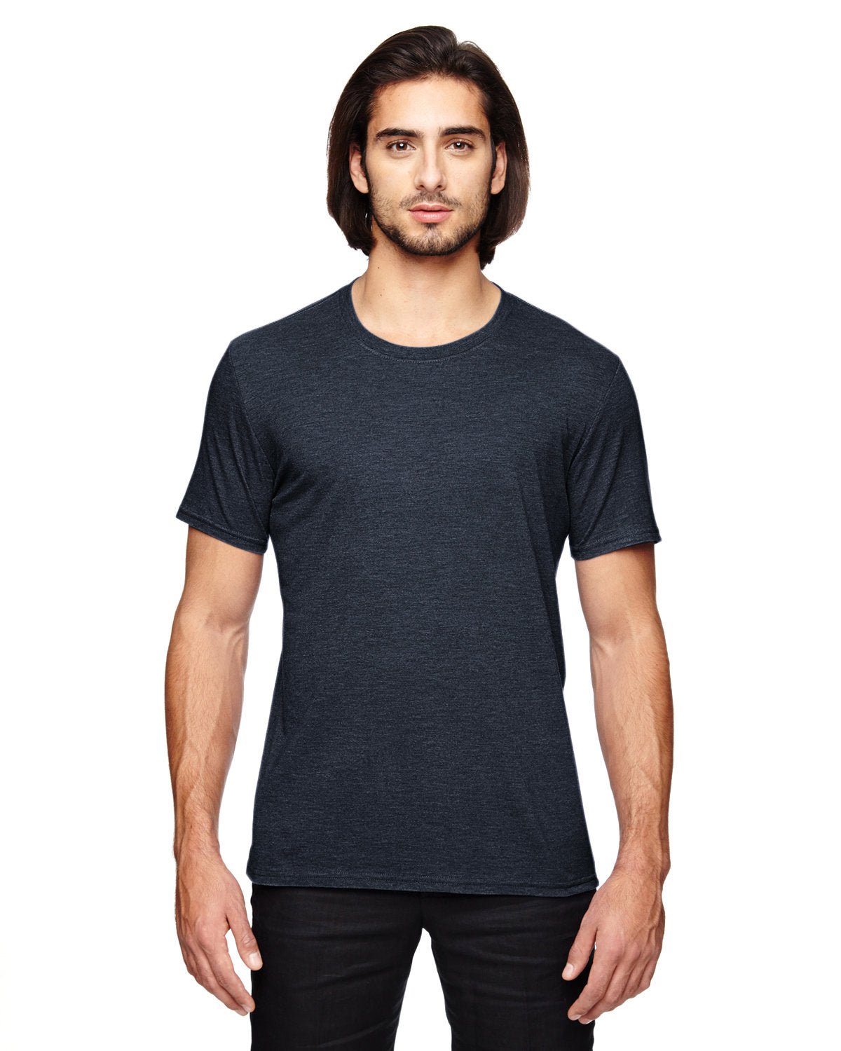 6750-Gildan-HEATHER NAVY-Gildan-T-Shirts-1