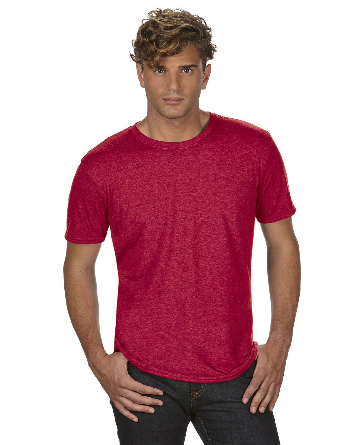 6750-Gildan-HEATHER RED-Gildan-T-Shirts-1