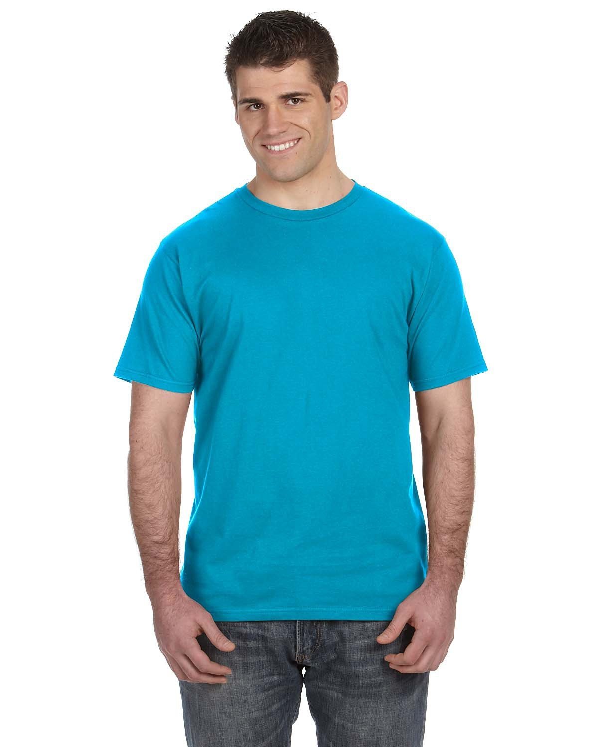 980-Gildan-CARIBBEAN BLUE-Gildan-T-Shirts-1