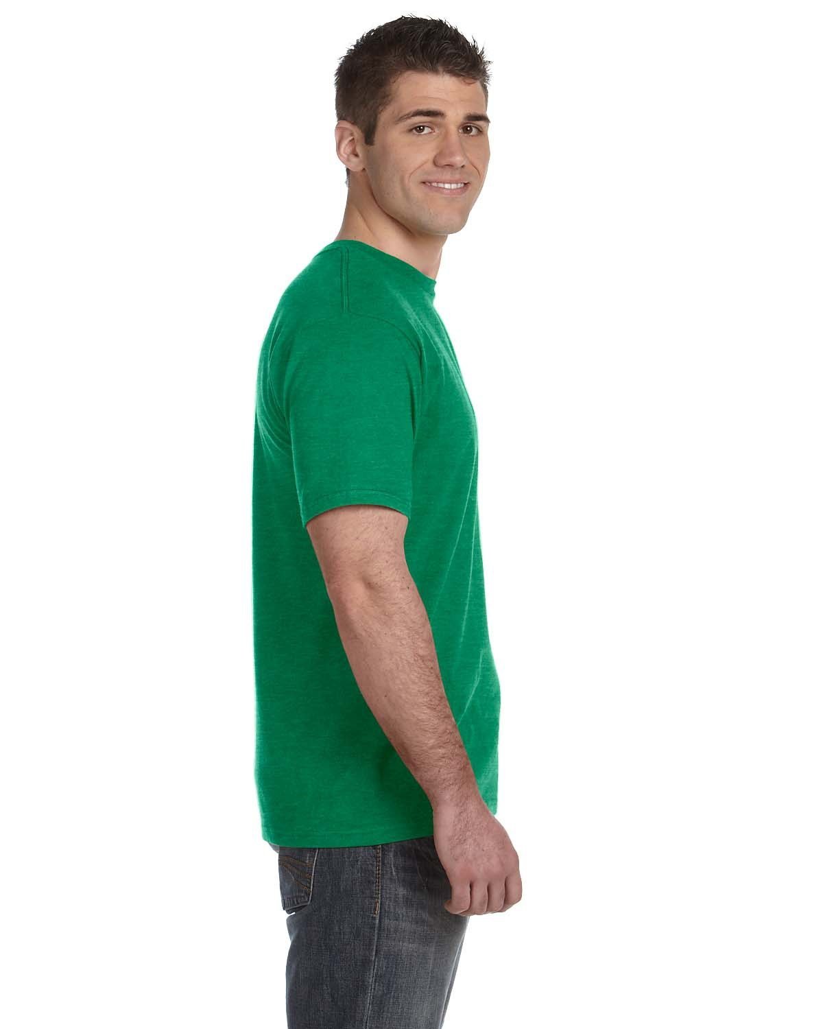 980-Gildan-HEATHER GREEN-Gildan-T-Shirts-3