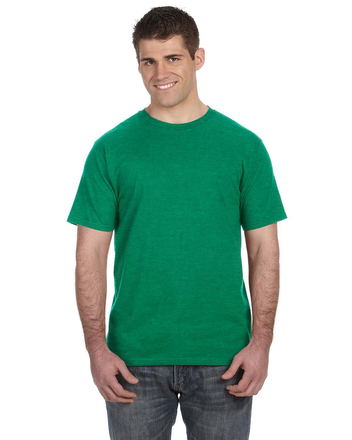 980-Gildan-HEATHER GREEN-Gildan-T-Shirts-1