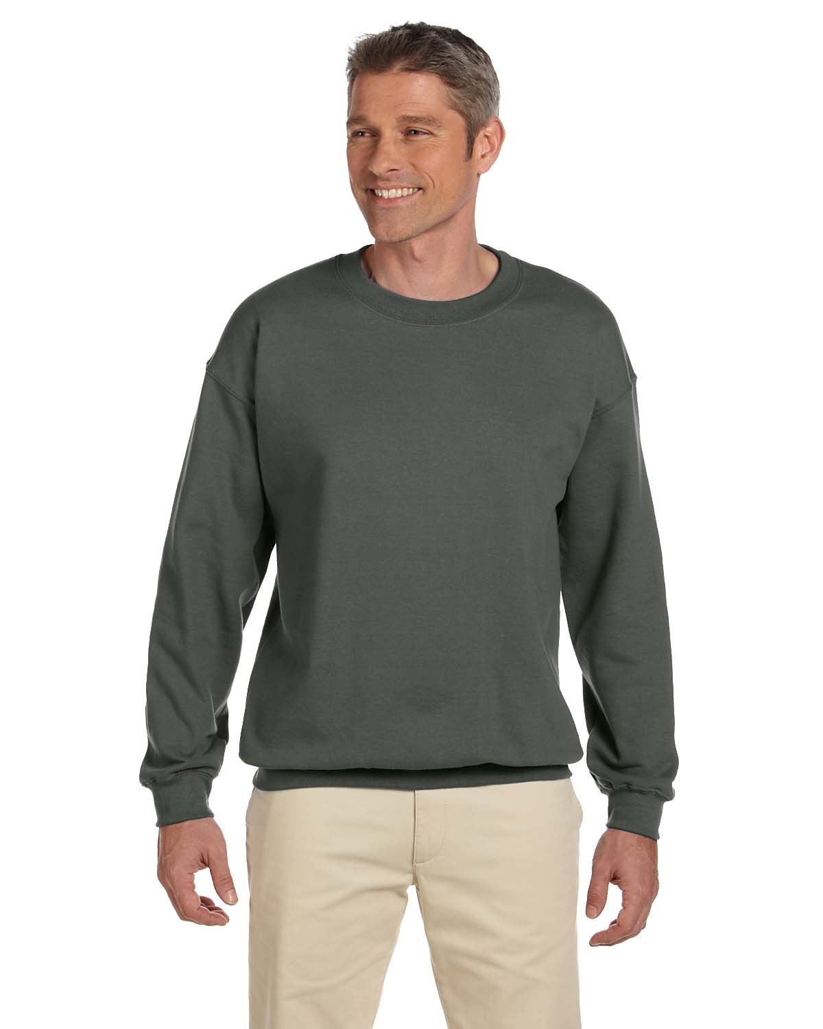 G180-Gildan-MILITARY GREEN-Gildan-Sweatshirts-1