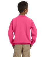 G180B-Gildan-SAFETY PINK-Gildan-Sweatshirts-2