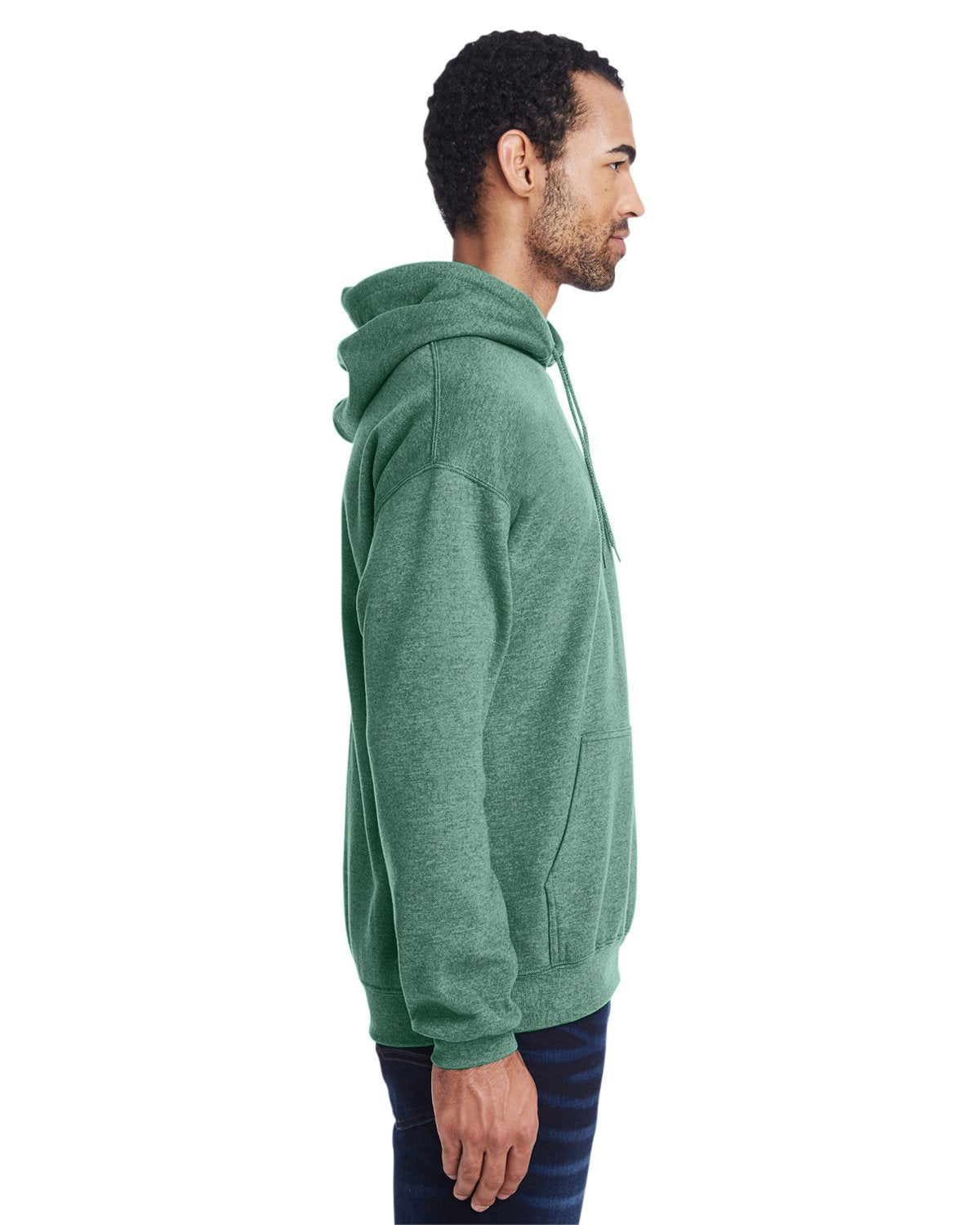 G185-Gildan-HTH SP DRK GREEN-Gildan-Sweatshirts-3