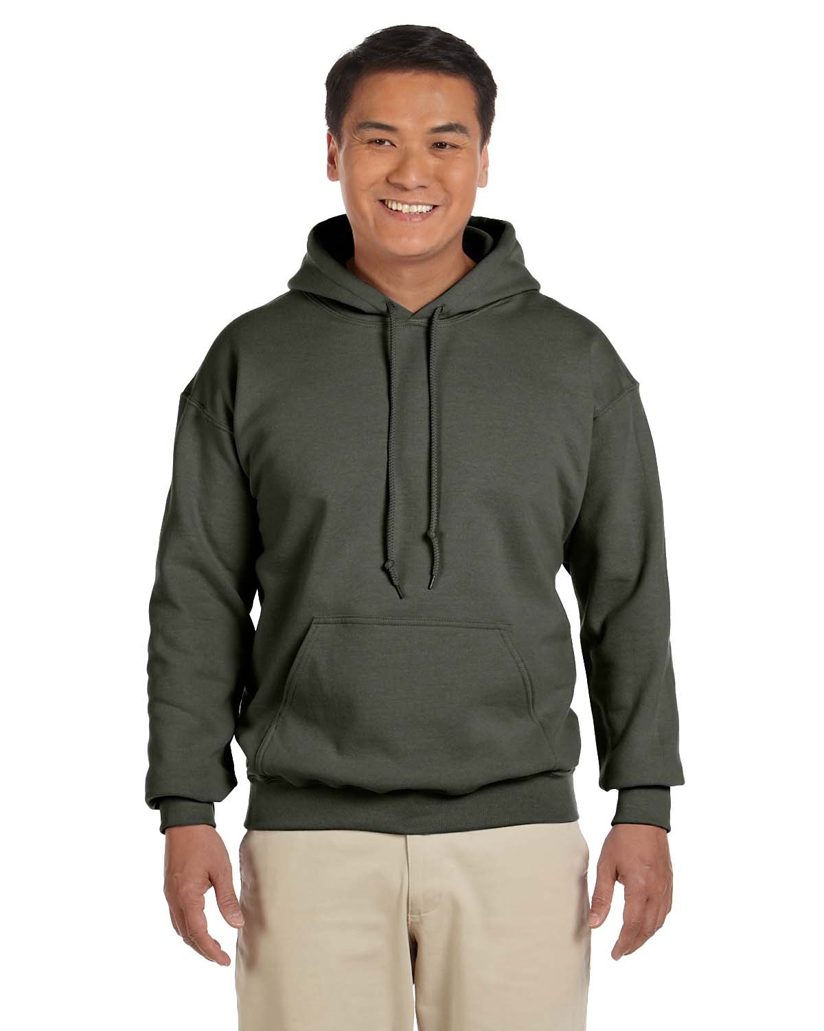 G185-Gildan-MILITARY GREEN-Gildan-Sweatshirts-1