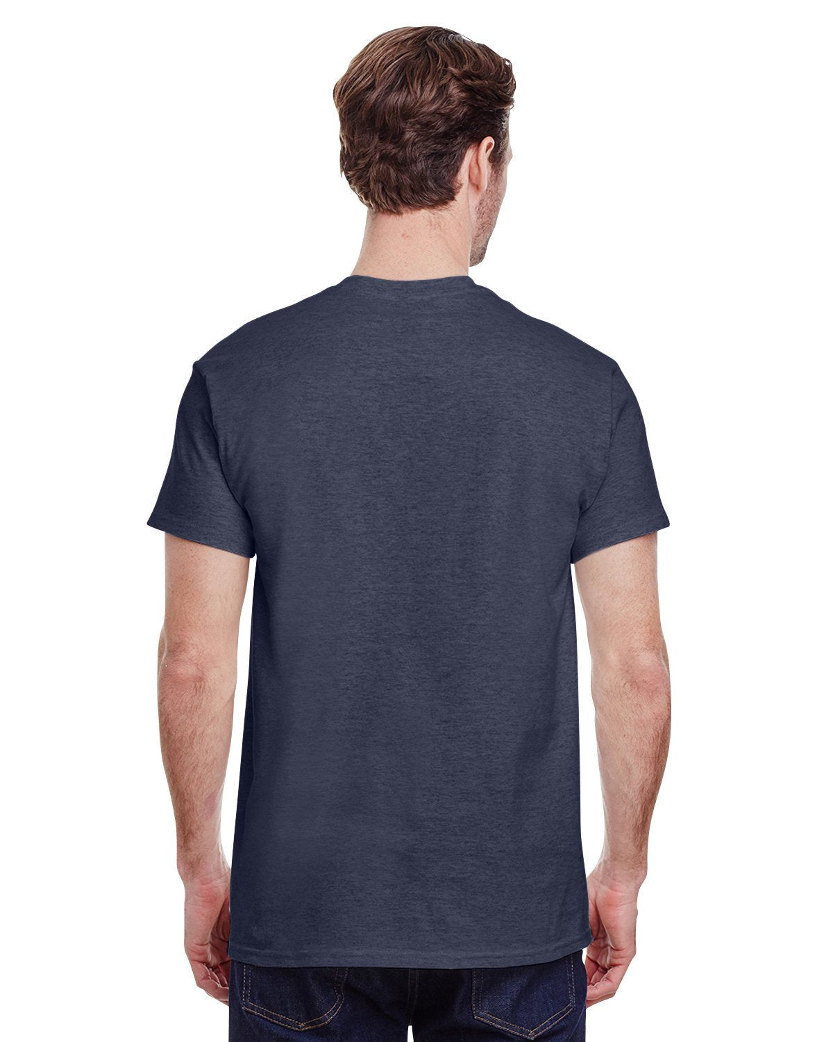 G200-Gildan-HEATHER NAVY-Gildan-T-Shirts-2