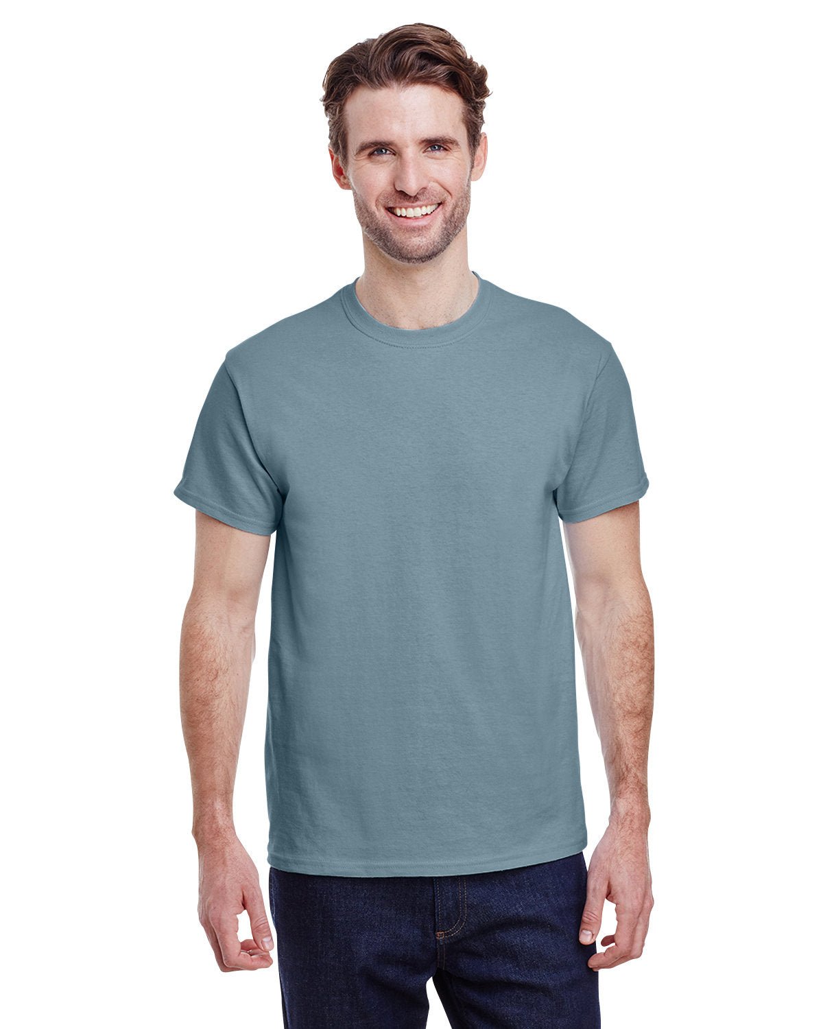 G200-Gildan-STONE BLUE-Gildan-T-Shirts-1