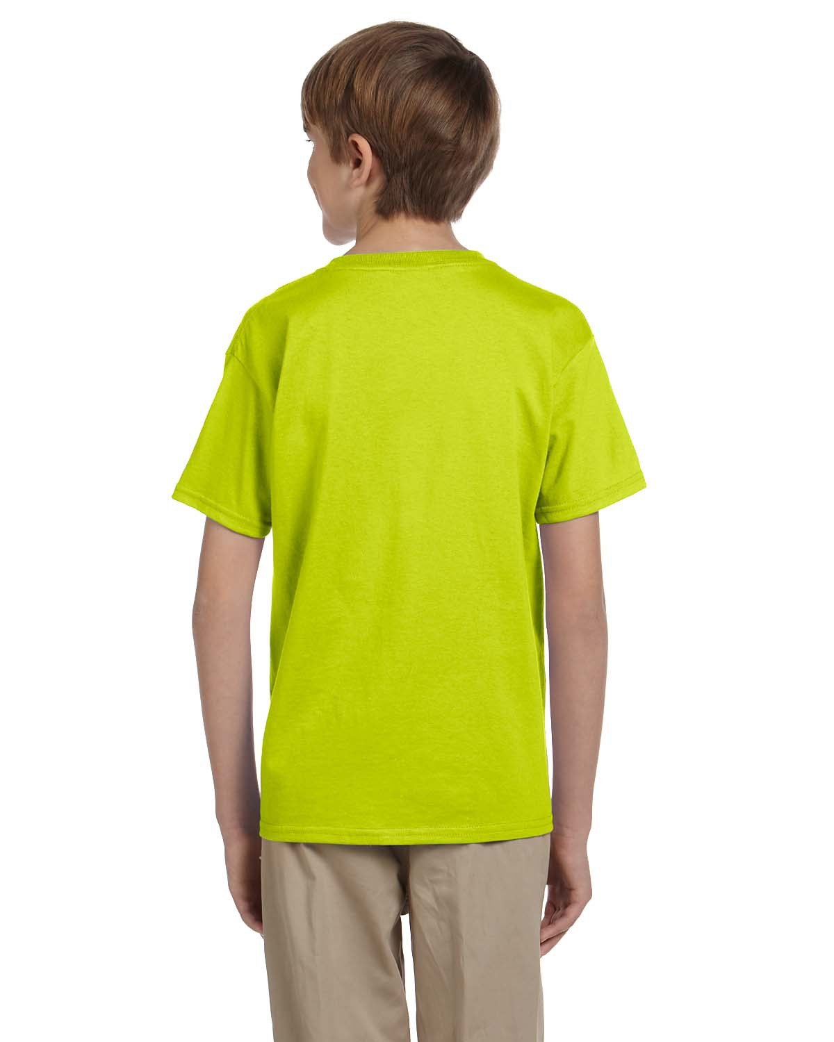 G200B-Gildan-SAFETY GREEN-Gildan-T-Shirts-2