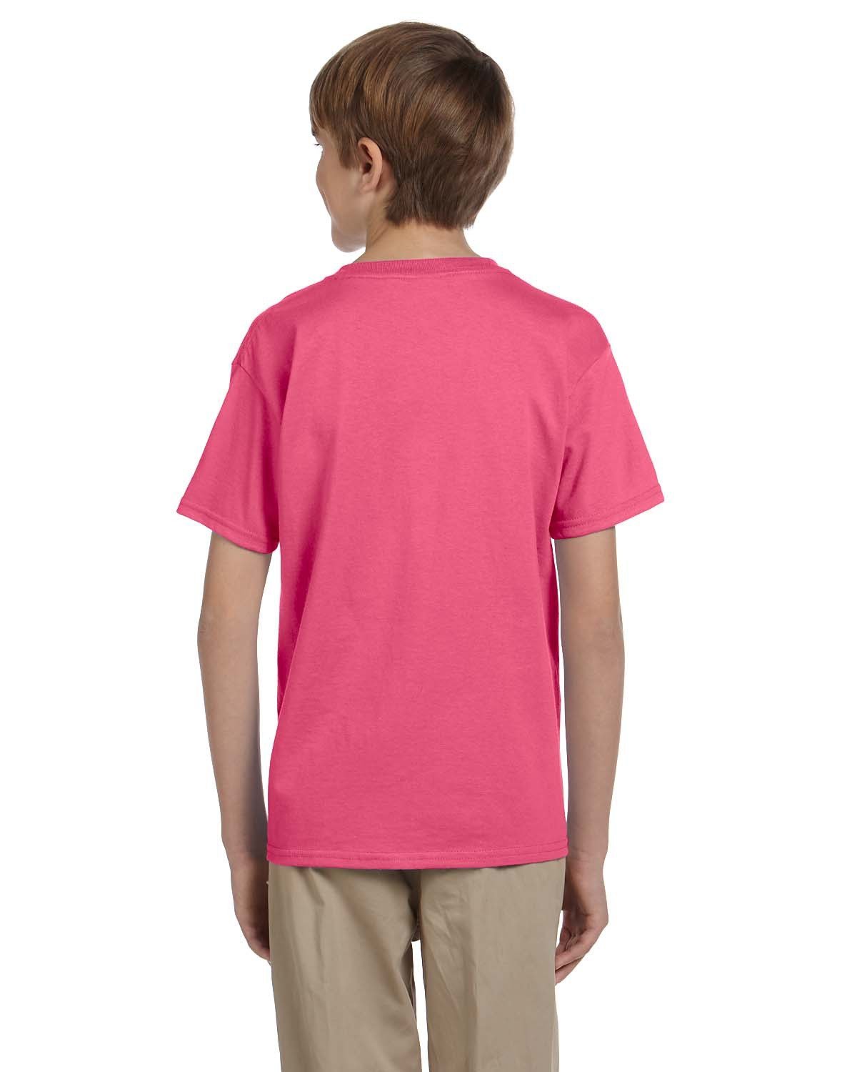 G200B-Gildan-SAFETY PINK-Gildan-T-Shirts-2