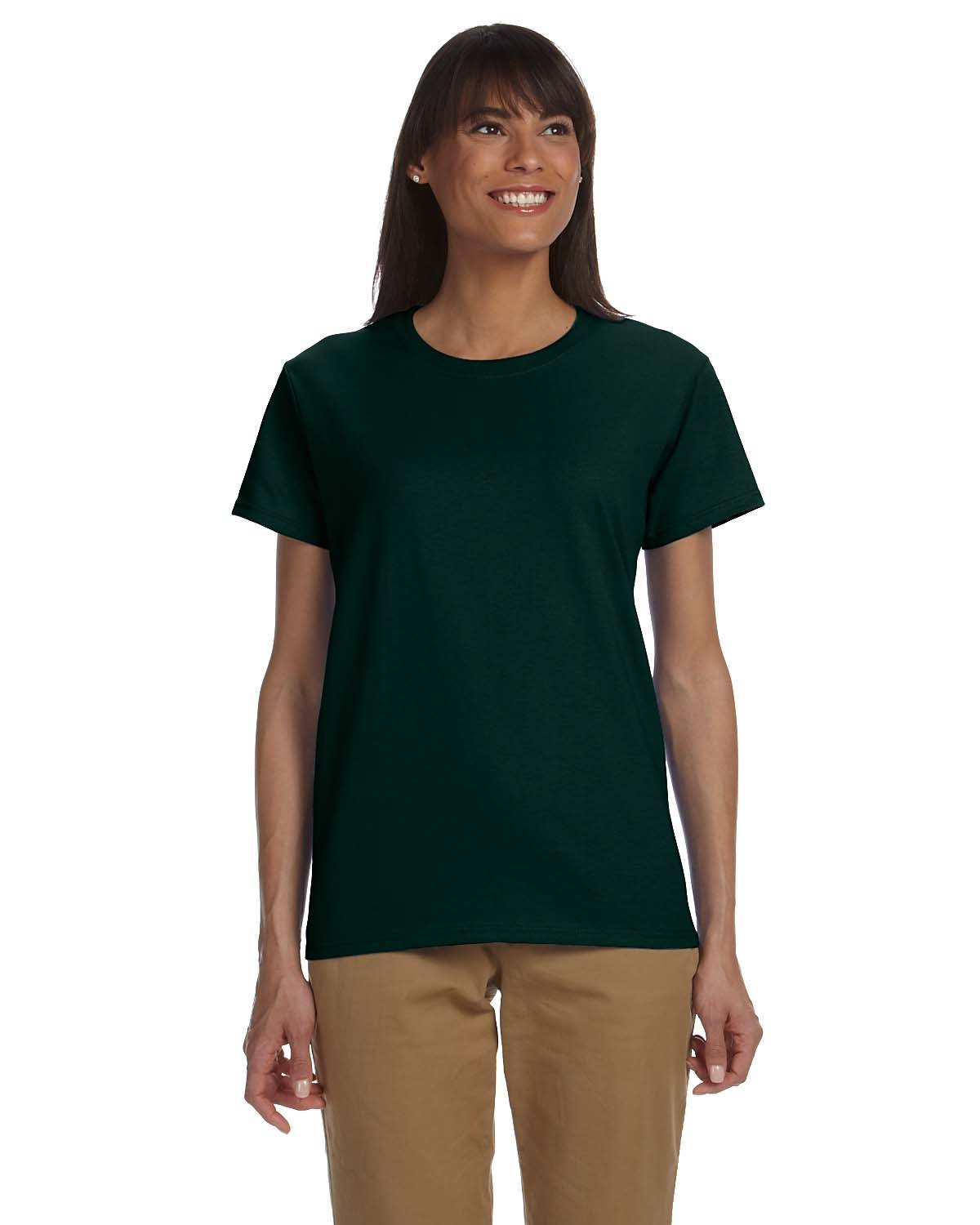 G200L-Gildan-FOREST GREEN-Gildan-T-Shirts-1