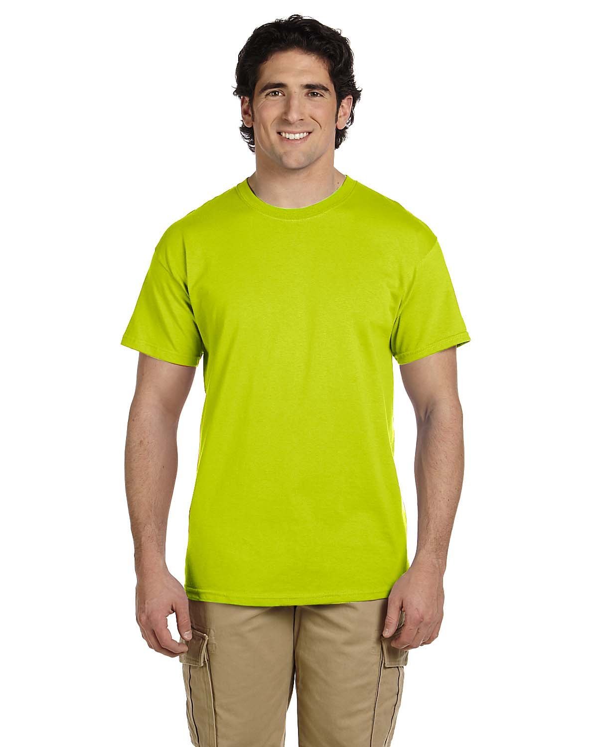 G200T-Gildan-SAFETY GREEN-Gildan-T-Shirts-1