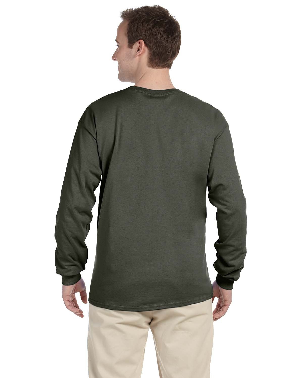 G240-Gildan-MILITARY GREEN-Gildan-T-Shirts-2