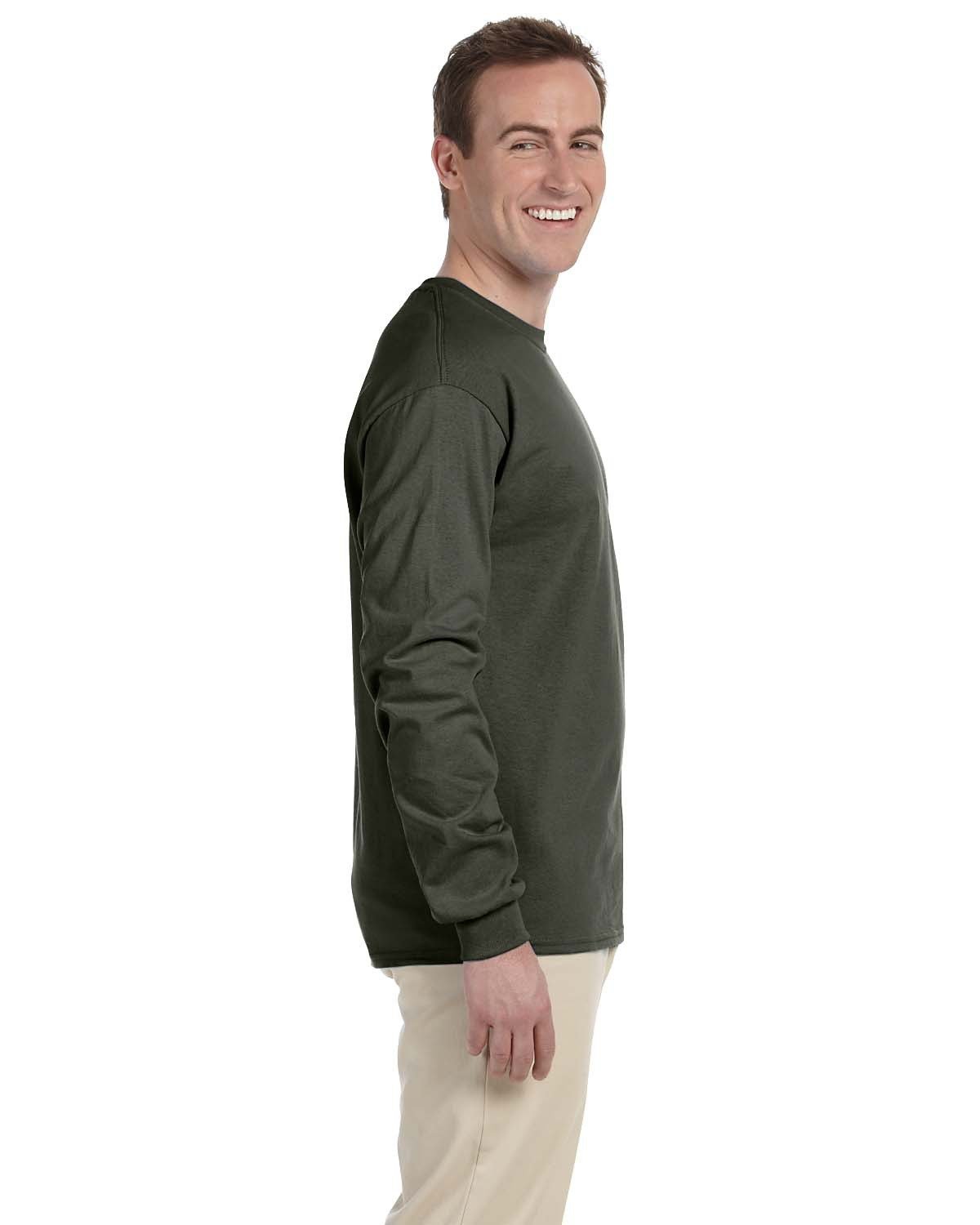 G240-Gildan-MILITARY GREEN-Gildan-T-Shirts-3