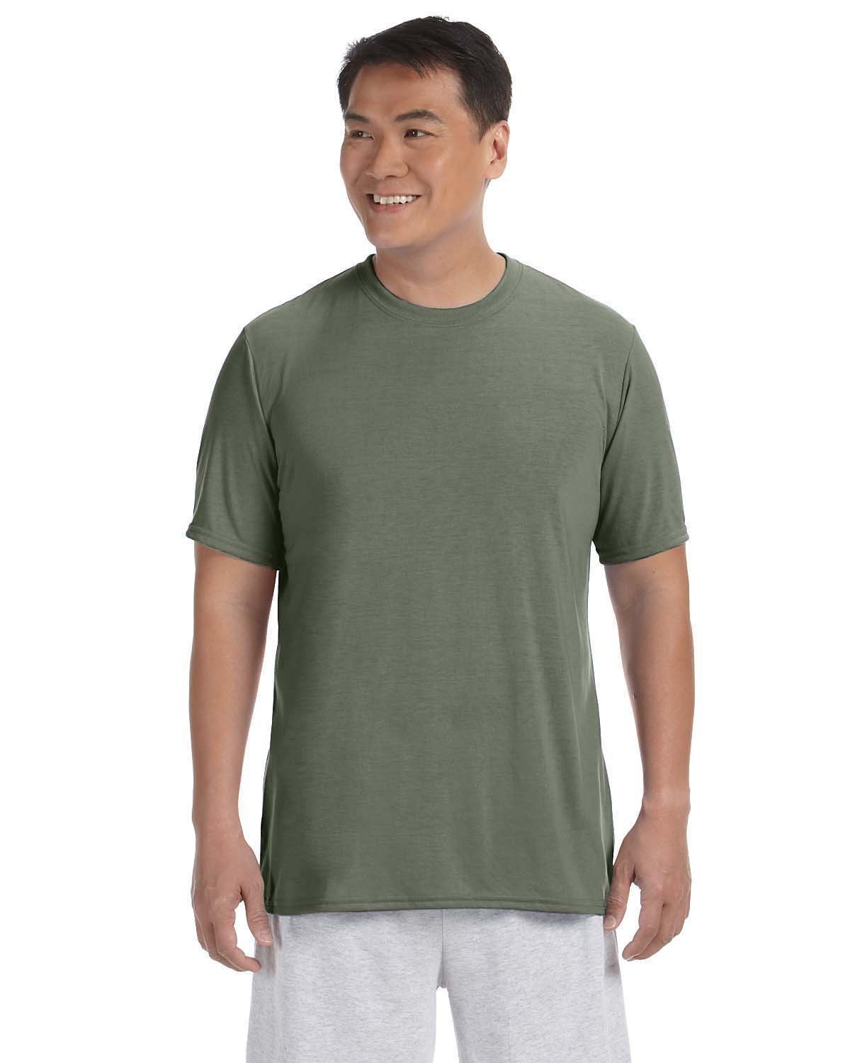 G420-Gildan-MILITARY GREEN-Gildan-T-Shirts-1