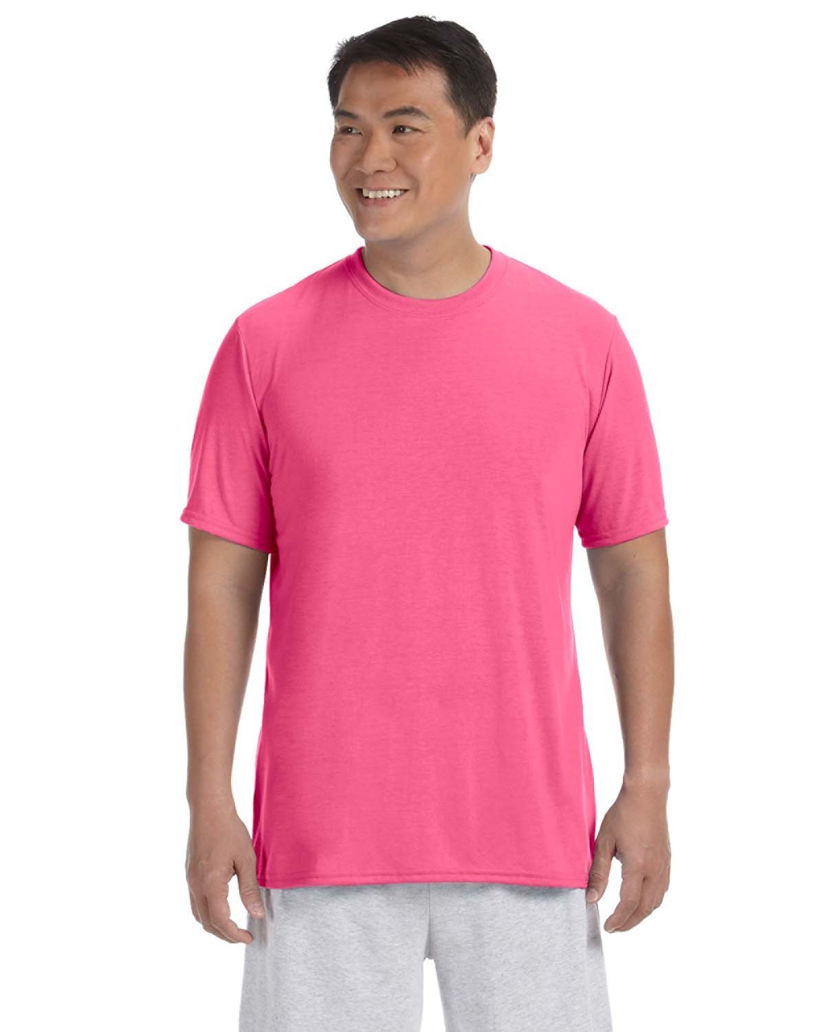 G420-Gildan-SAFETY PINK-Gildan-T-Shirts-1