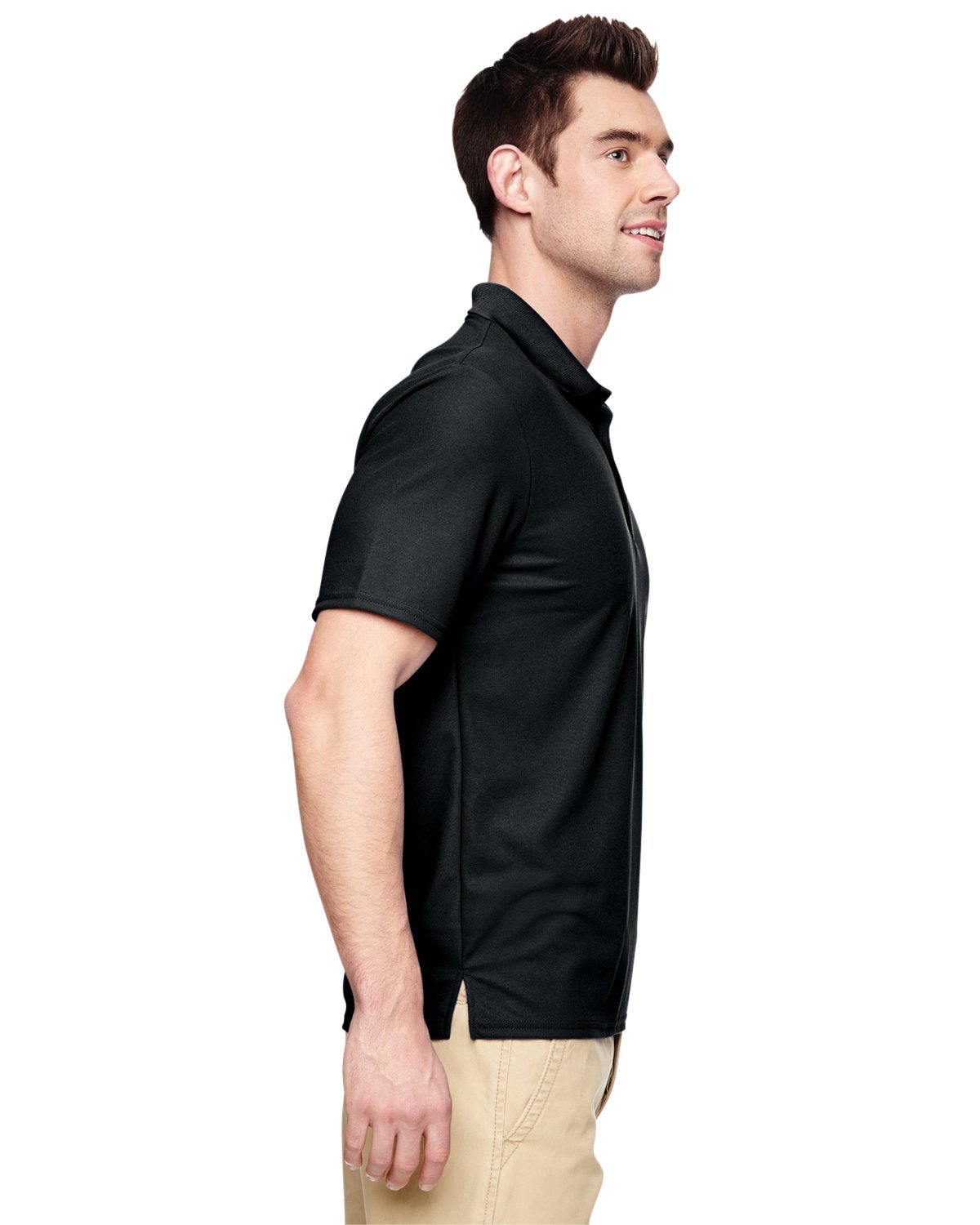 G458-Gildan-BLACK-Gildan-Polos-3