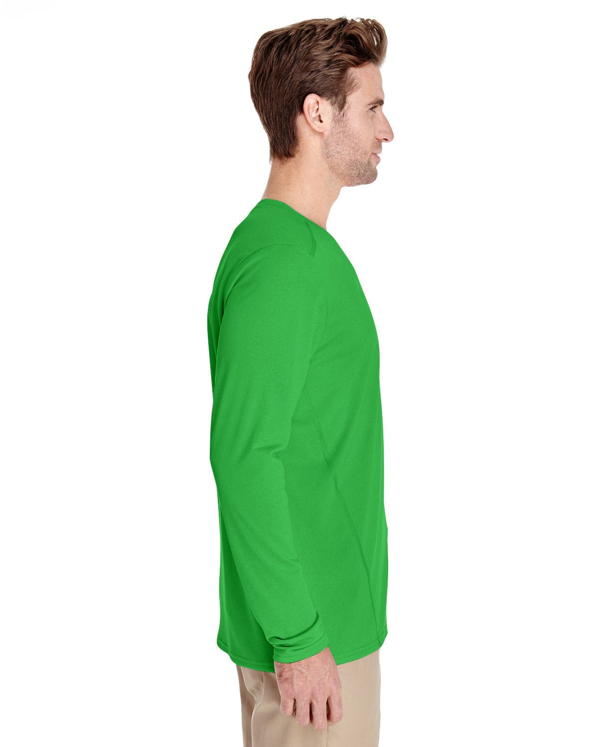 G474-Gildan-ELECTRIC GREEN-Gildan-T-Shirts-3