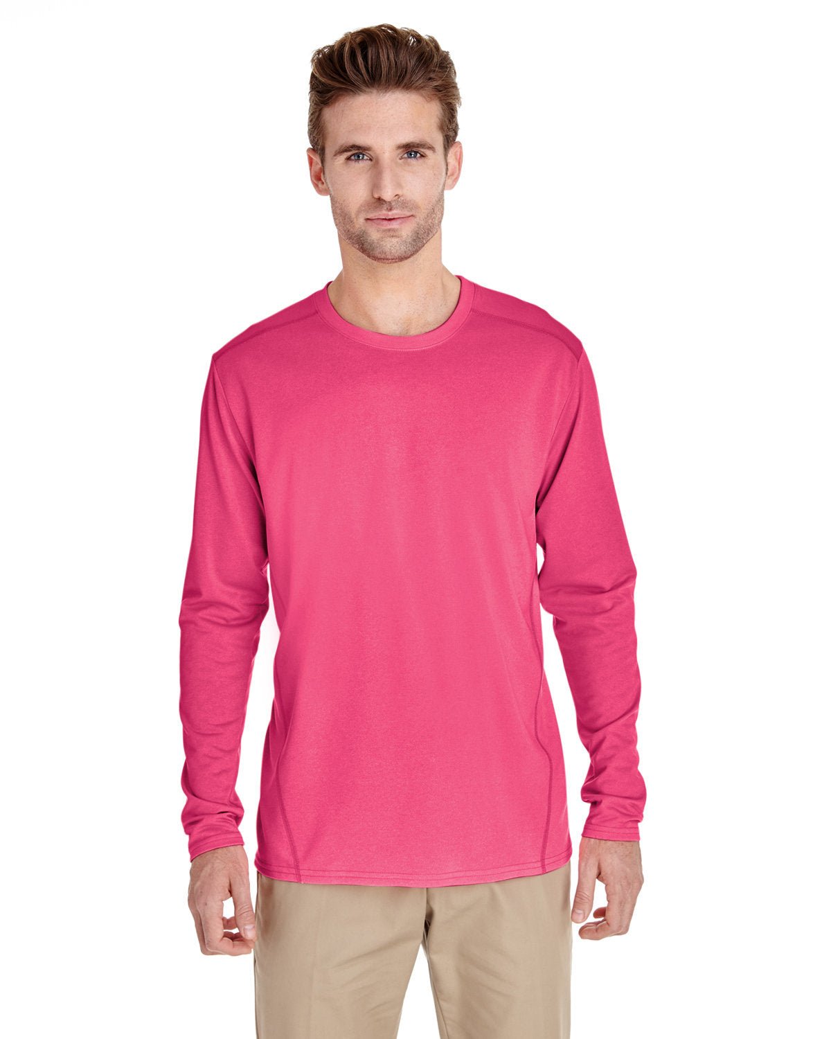 G474-Gildan-SAFETY PINK-Gildan-T-Shirts-1