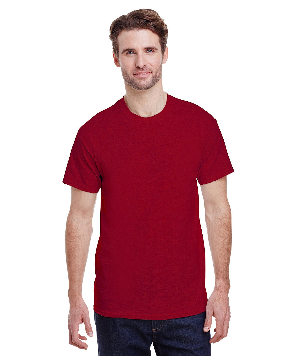 G500-Gildan-ANTQUE CHERRY RD-Gildan-T-Shirts-1