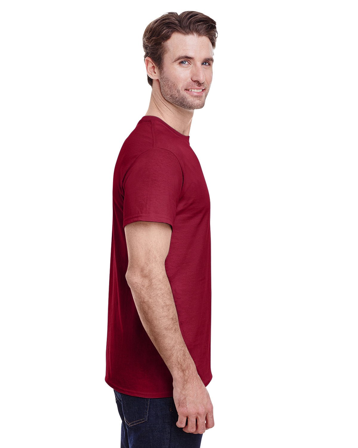 G500-Gildan-CARDINAL RED-Gildan-T-Shirts-3