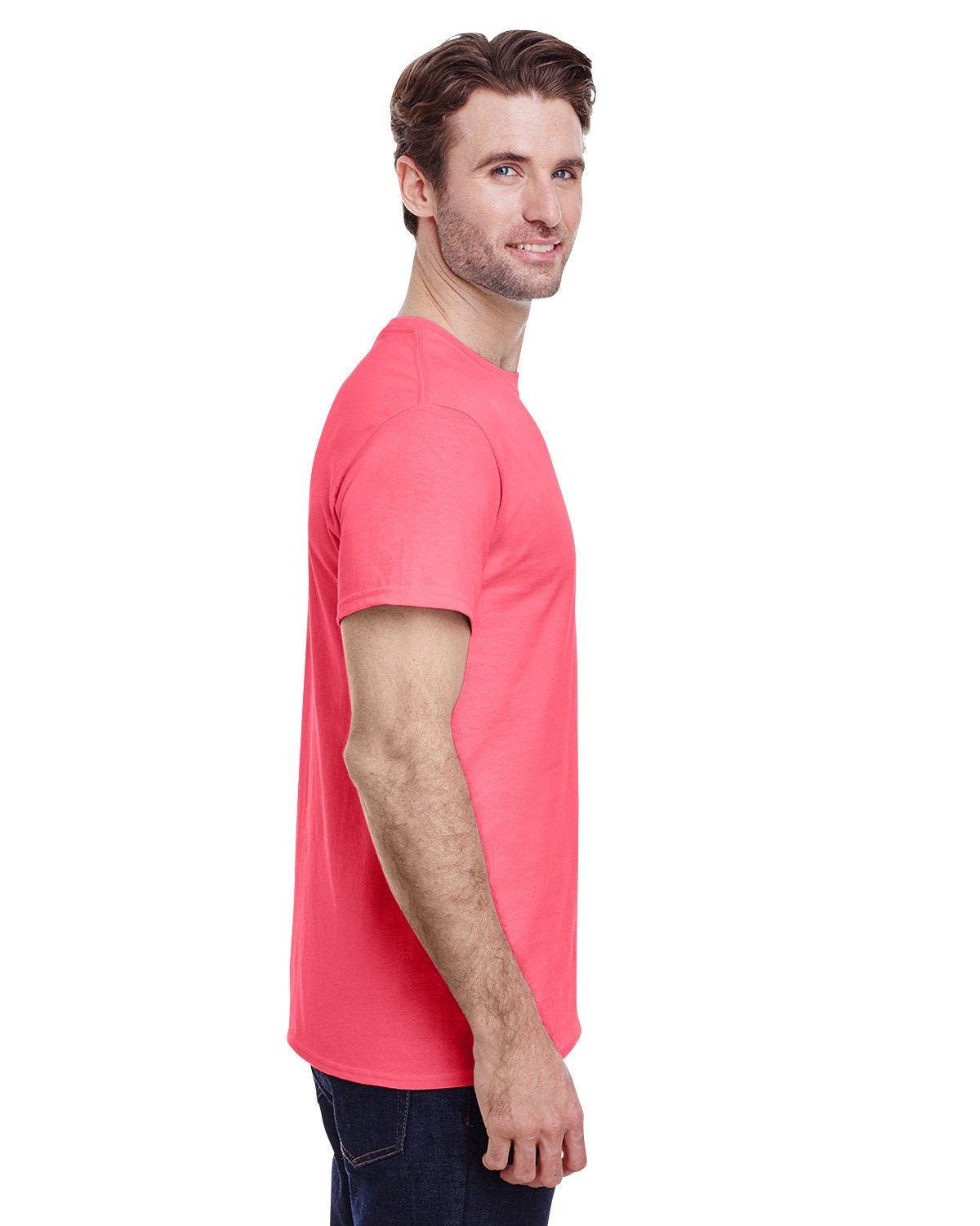 G500-Gildan-CORAL SILK-Gildan-T-Shirts-3