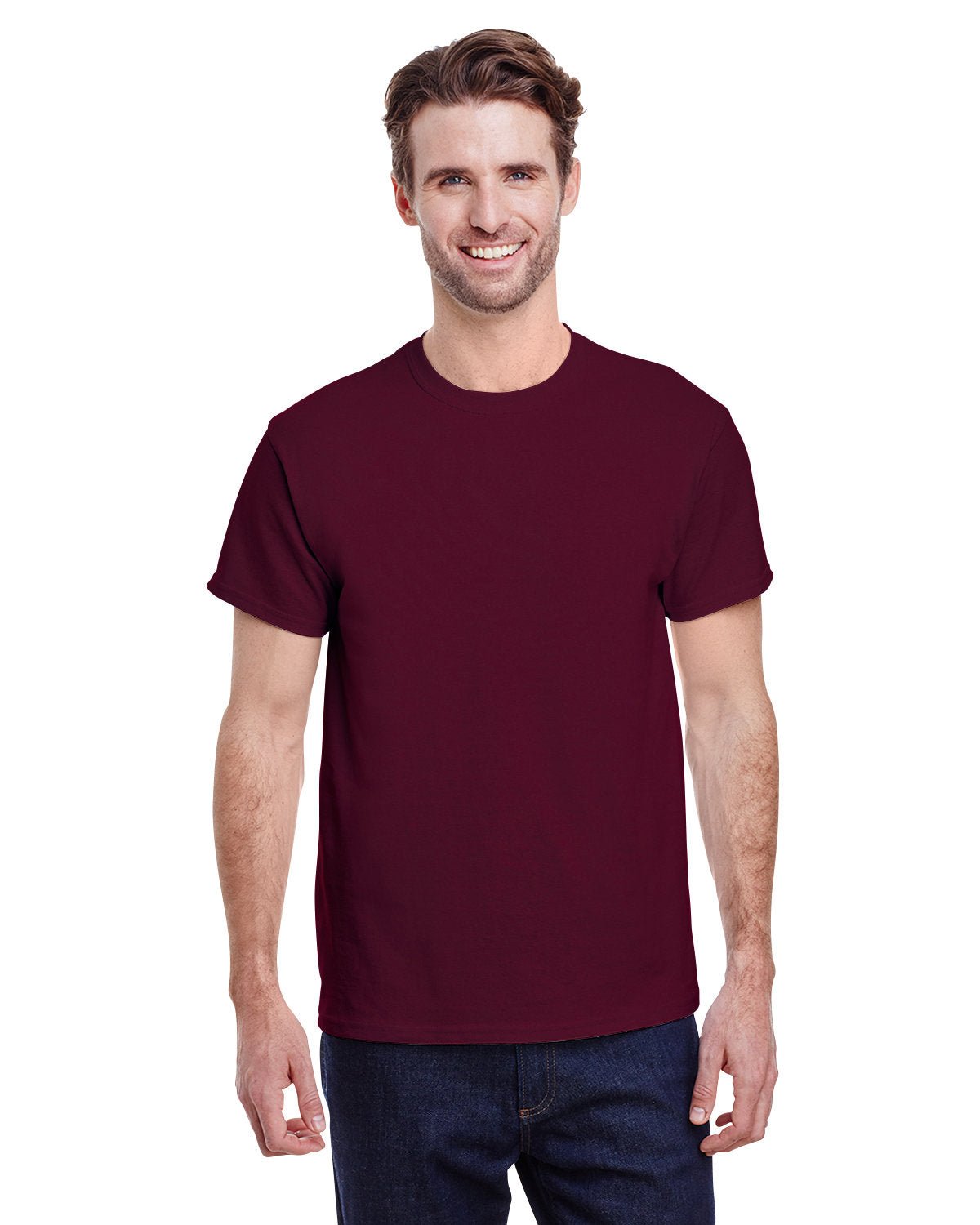 G500-Gildan-MAROON-Gildan-T-Shirts-1