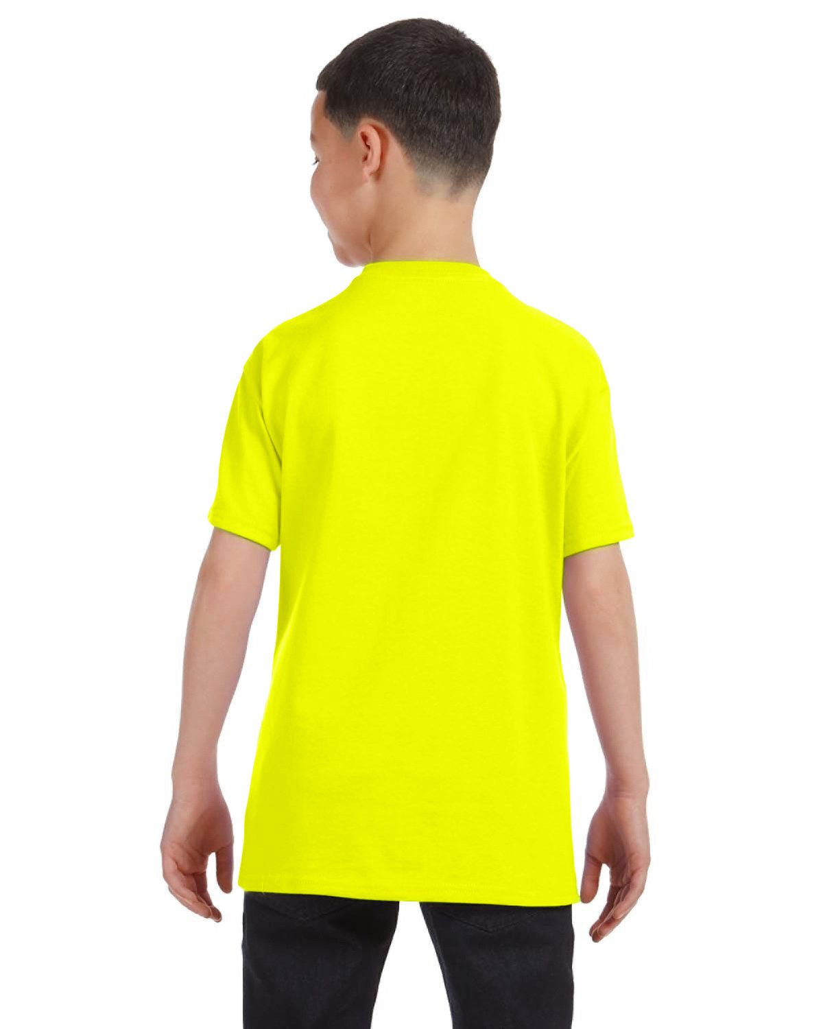 G500B-Gildan-SAFETY GREEN-Gildan-T-Shirts-2