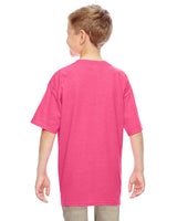 G500B-Gildan-SAFETY PINK-Gildan-T-Shirts-2