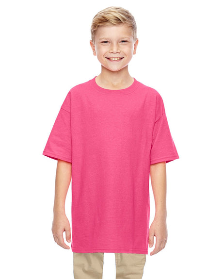 G500B-Gildan-SAFETY PINK-Gildan-T-Shirts-1